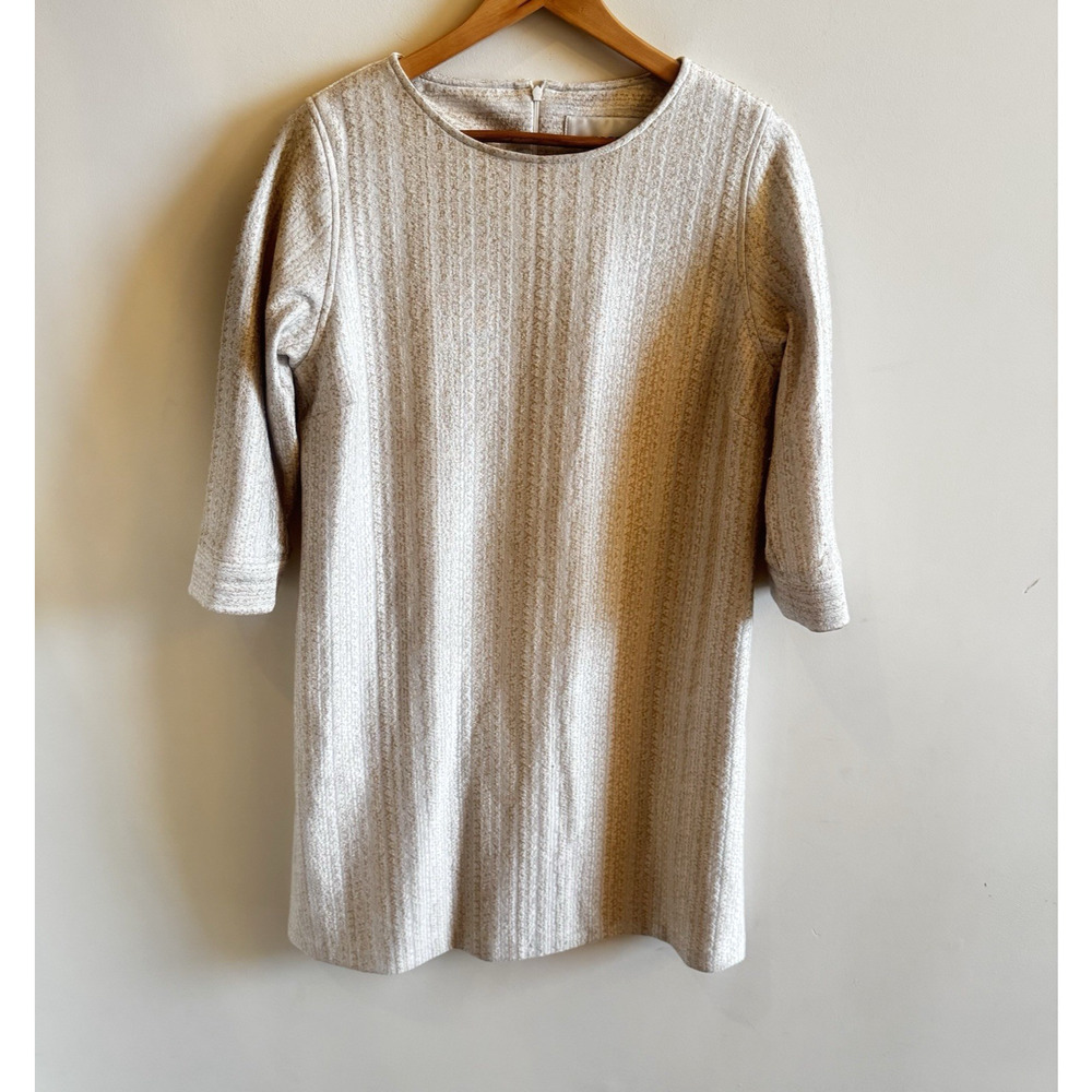 Caroline Rose Golden Glow Shimmer Dress Womens Small Holiday Christmas Gold